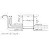 ابعاد ماشین ظرفشویی Bosch SMS46NW01D