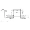 ابعاد ماشین ظرفشویی Bosch SMS68NW06E