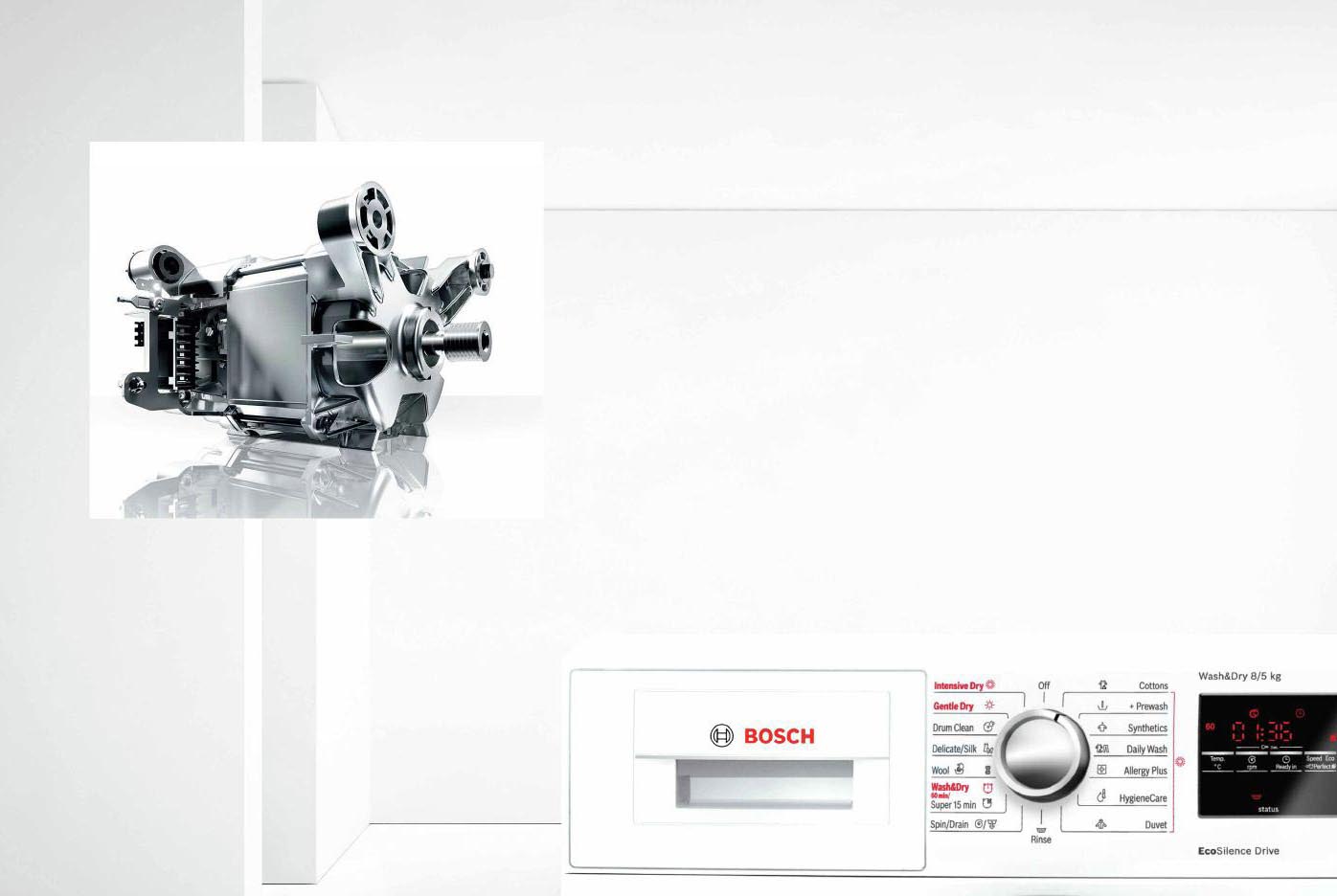 کارکرد بیصدای بوش WAG28491 با موتور Eco Silence Drive