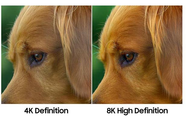 کیفیت تصویر 4K و 8K در تلویزیون نانوسل