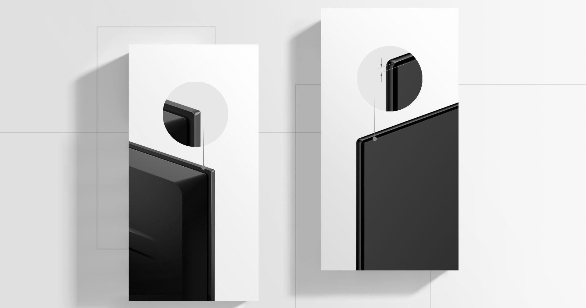 تلویزیون هایسنس 50B7500 دارای طراحی Unibody Design می باشد