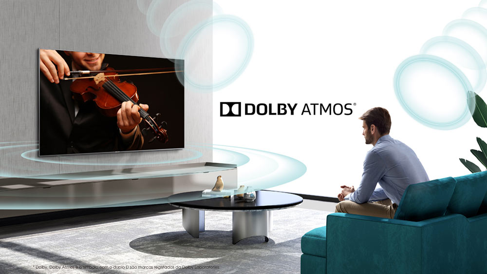 فناوری Dolby Atmos در تلویزیون جدید هایسنس U8QF سایز 75