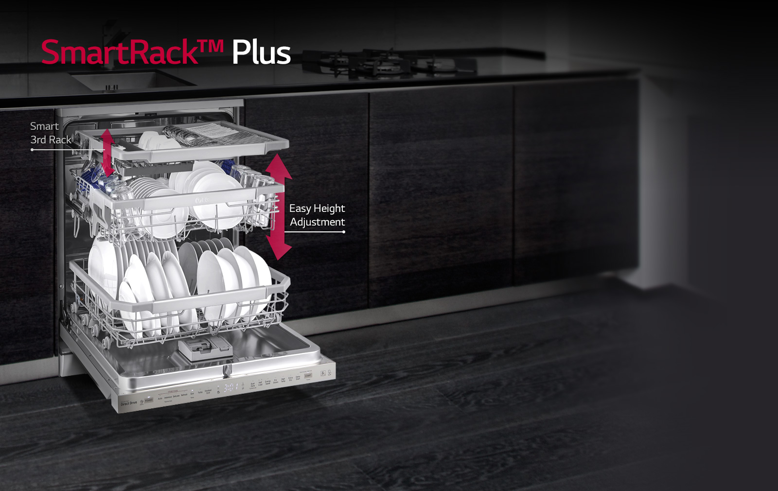فناوری Easy Rack Plus در ماشین ظرفشویی DFB325HS الجی