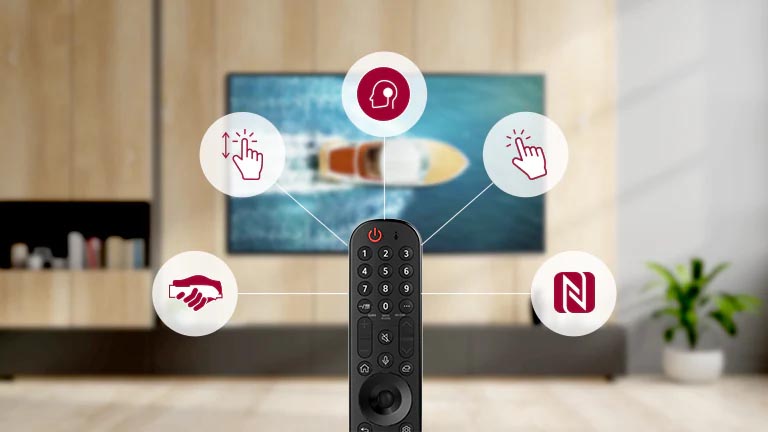 ریموت کنترل جادویی تلویزیون هوشمند ال جی 55NANO86