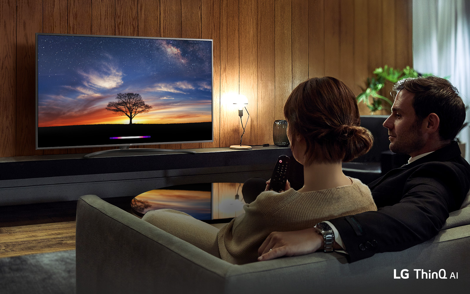 تلویزیون هوشمند با سیستم عامل WebOS تلویزیون 65UM7660 ال جی