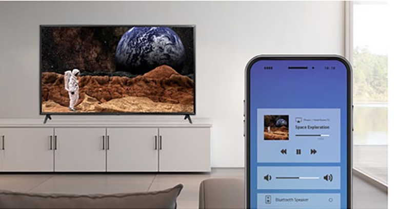 49UN711 ال جی از AirPlay 2 برخوردار است