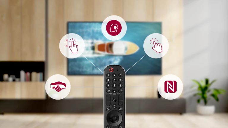 ریموت کنترل جادویی LG در تلویزیون UP8000