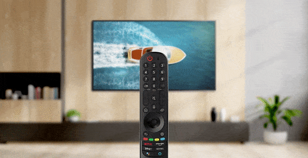 ریموت کنترل جادویی LG در تلویزیون UP8050