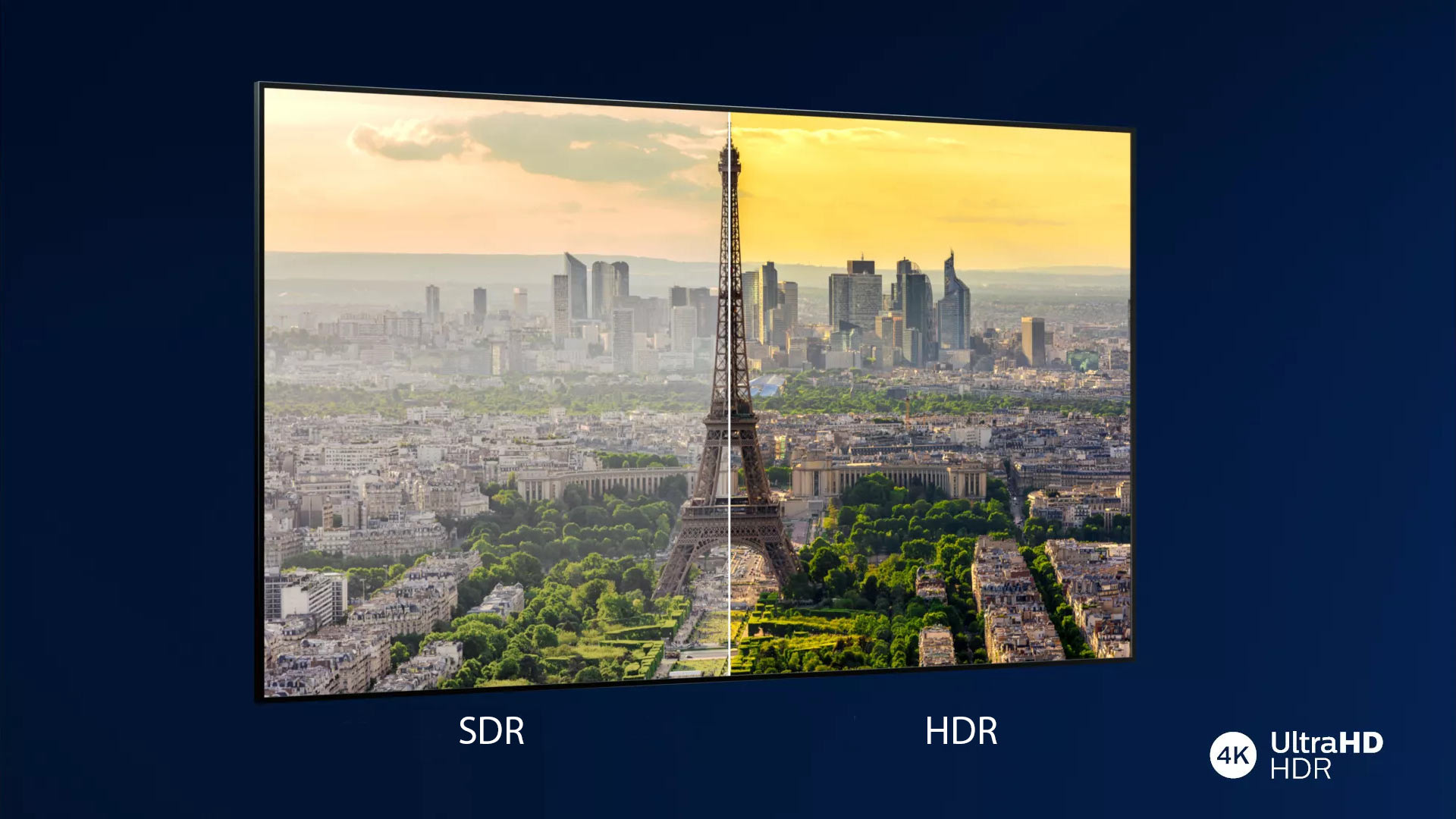 تلویزیون ال ای دی فیلیپس PUS8555 سایز 58 اینچ با پشتیبانی از HDR