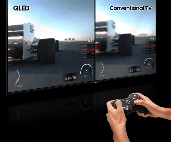 Input Lag بسیار پایین تلویزیون سامسونگ Q60R باعث بهبود بازی کردن می شود