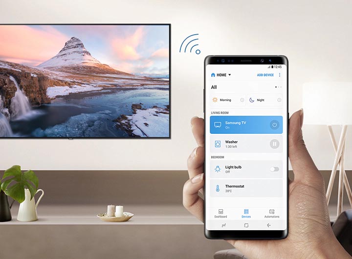 دانلود برنامه SmartThings برای تلویزیون AU8000