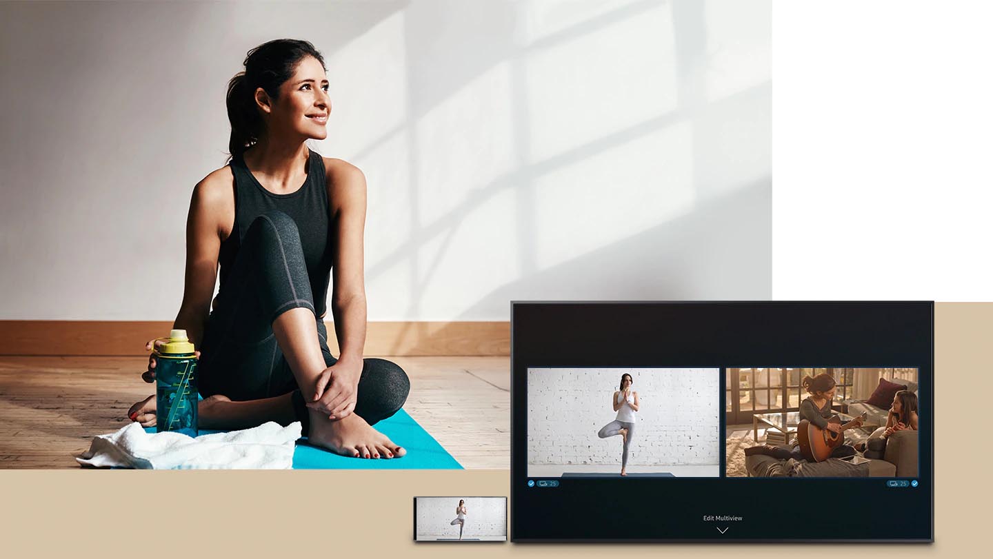 قابلیت Multi-View در تلویزیون اسمارت LS03TAU سامسونگ