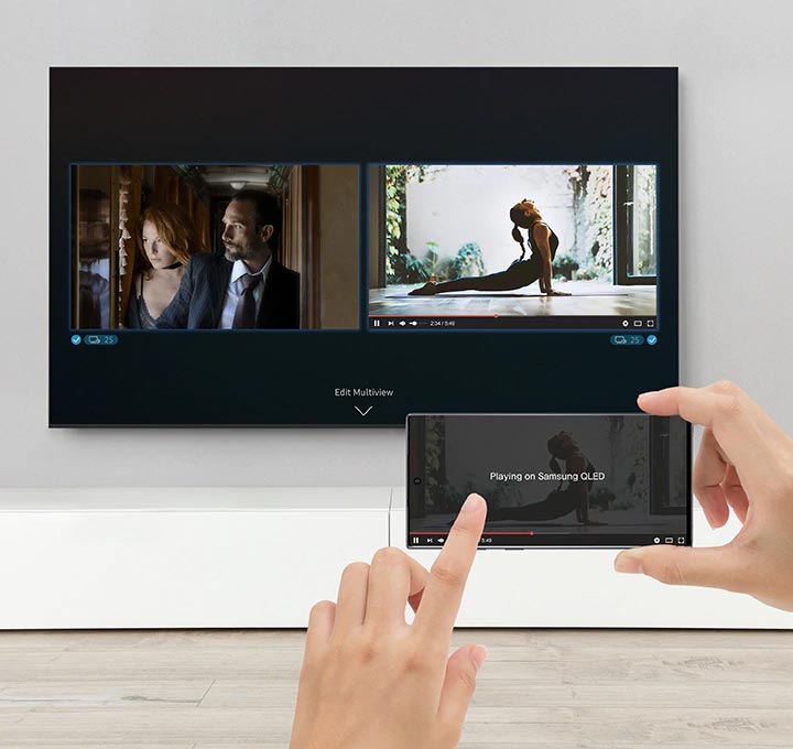 قابلیت Multi-View در تلویزیون سامسونگ Q60T