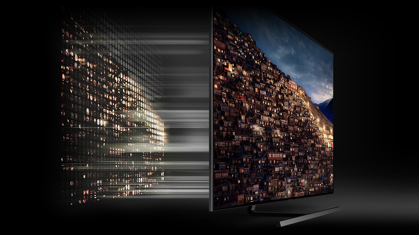 تلویزیون QLED سامسونگ Q80R با تکنولوژی Direct Full Array 8X