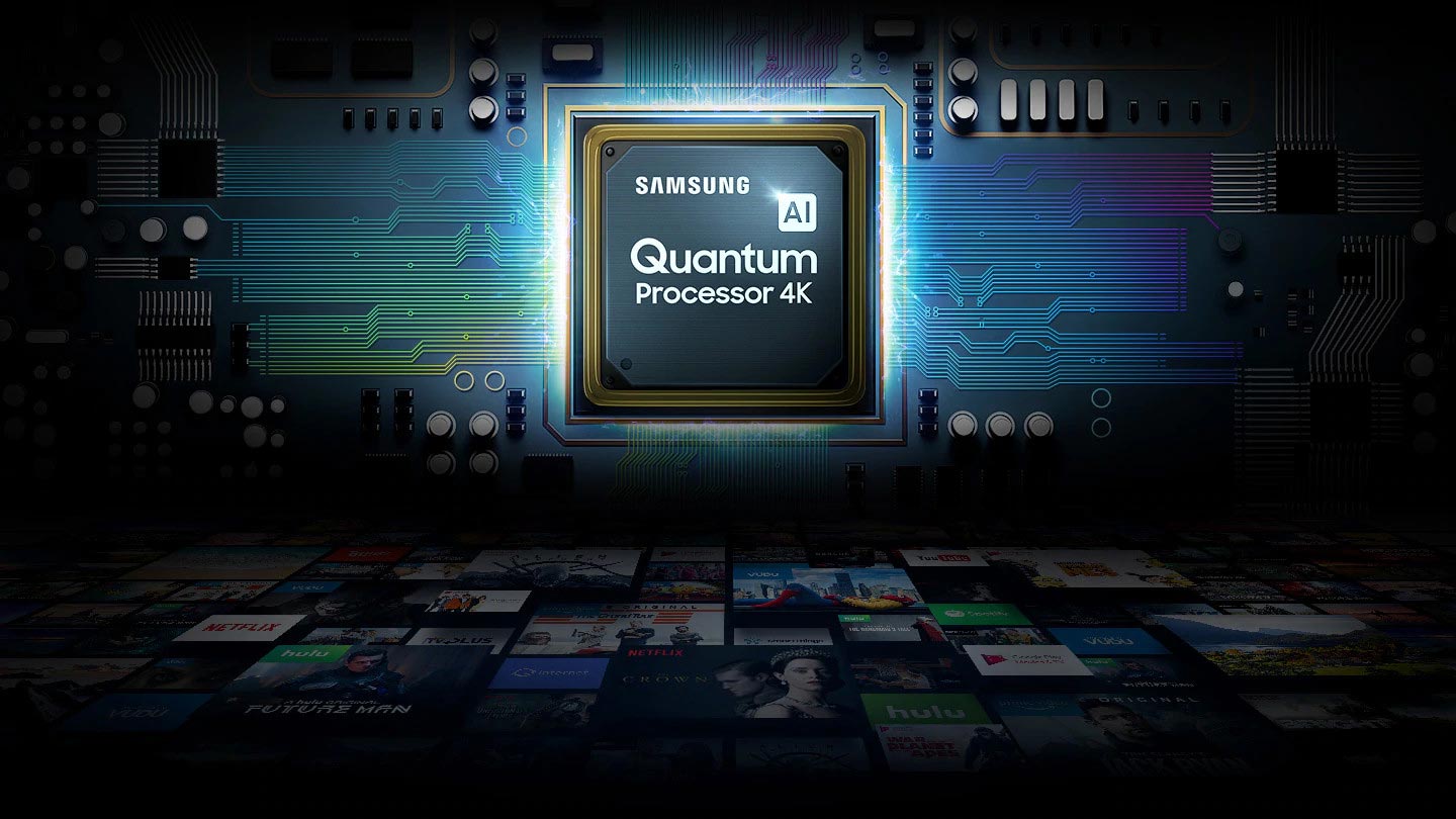 تلویزیون جدید سامسونگ Q80T مجهز به پردازنده قدرتمند Quantum processor 4K می باشد