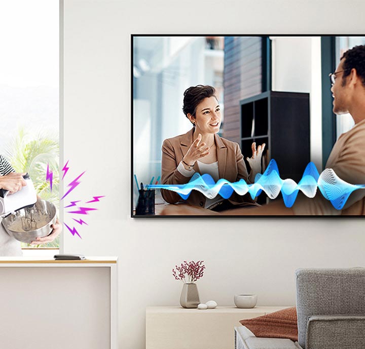 تکنولوژی Adaptive Sound Plus در تلویزیون سامسونگ Q80T