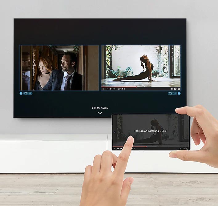 قابلیت Multi-View در تلویزیون سامسونگ Q95T
