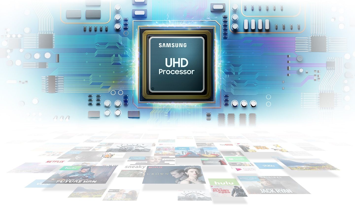 تولید تصاویر واقعی با پردازنده UHD 50RU7105 سامسونگ