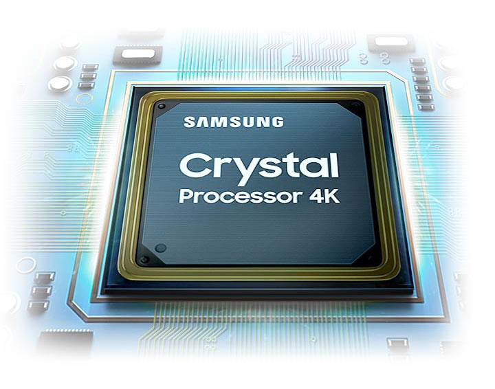 تلویزیون سامسونگ 58TU7100 با پردازشگر Crystal Processor 4K
