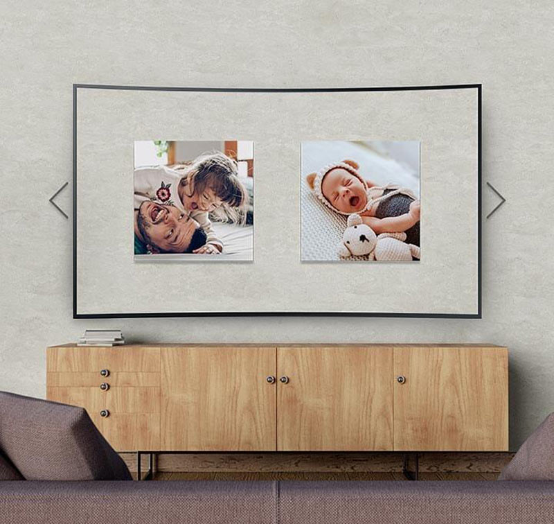 حالت قاب عکس با ویژگی Ambient Mode در سامسونگ مدل 55TU8300