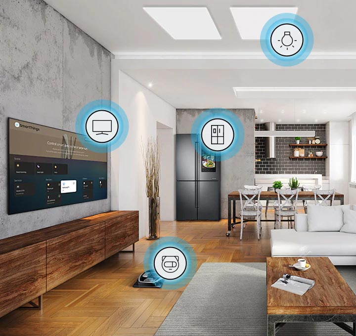 برنامه SmartThings در تلویزیون TU8500