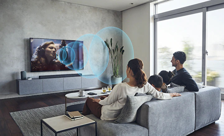 قابلیت Acoustic Center Sync در تلویزیون سونی A80K - دی جی بانه