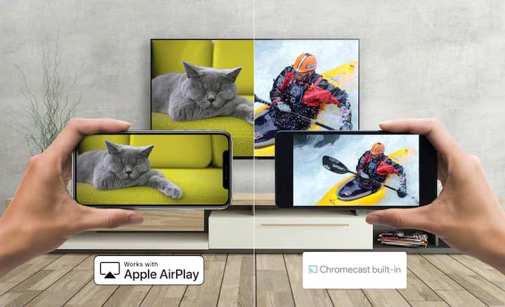 قابلیت اتصال دستگاه های شرکت اپل به تلویزیون هوشمند سونی A90J با برنامه AirPlay