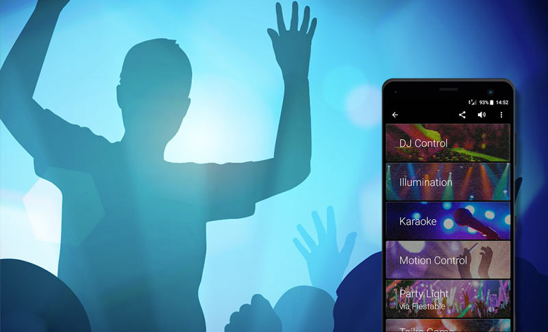 کنترل سیستم صوتی SHAKE-X30D سونی با برنامه Fiestable
