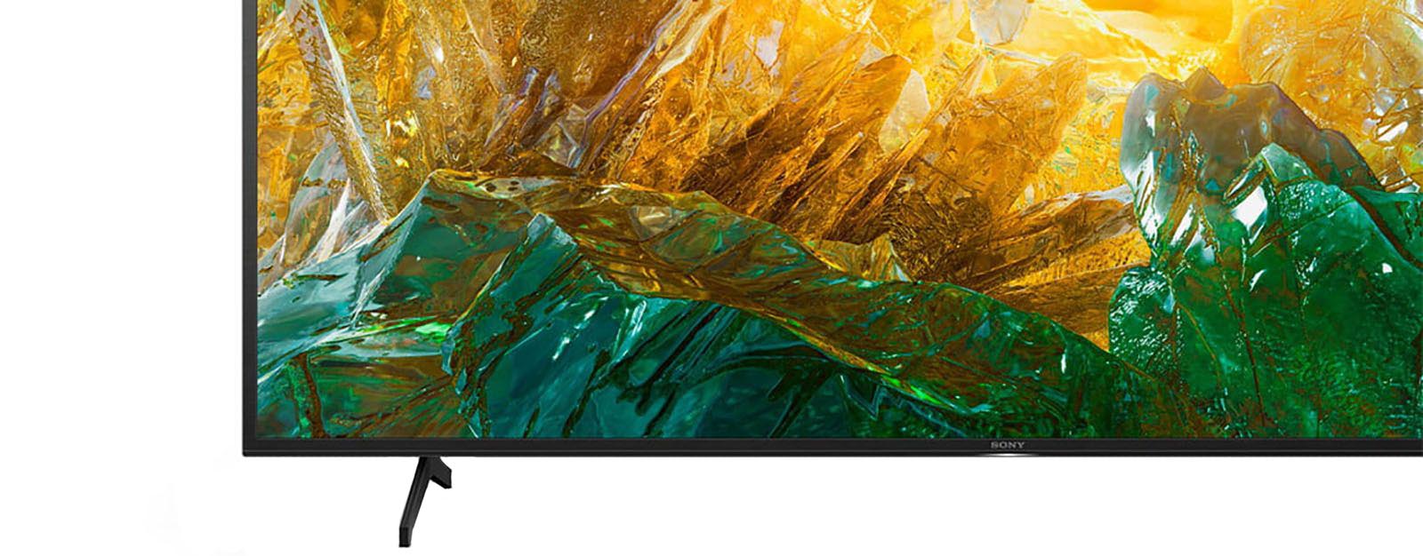 طراحی باریک و زیبای تلویزیون X8000H