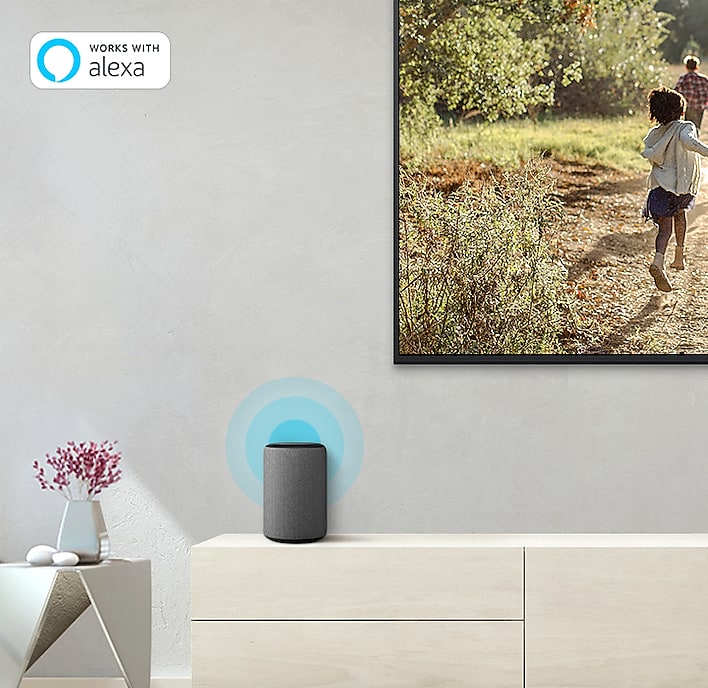 دستیار Amazon Alexa در تلویزیون هوشمند سامسونگ مدل RU7300